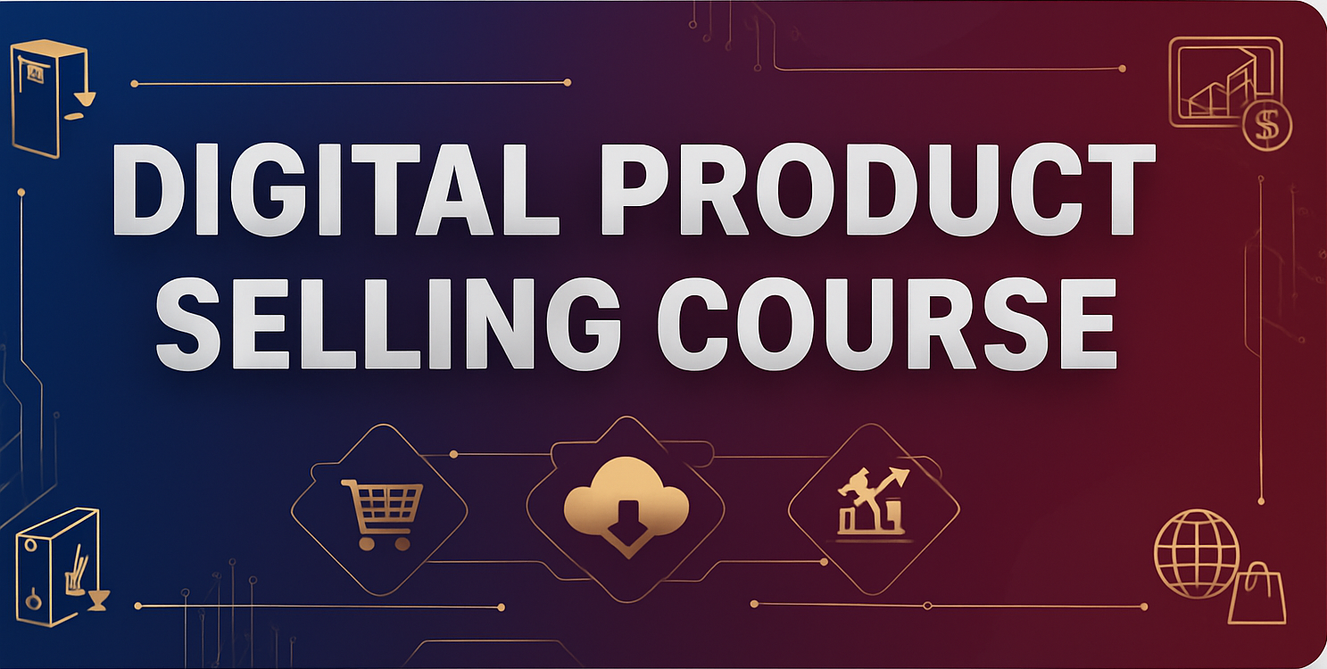 Digital Products Selling Course : (10.20 hours)